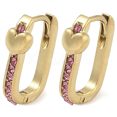 Ion Plating(IP) 304 Stainless Steel Hoop Earrings EJEW-B109-03G-02-1