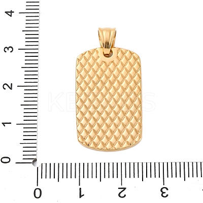 304 Stainless Steel Enamel Pendants STAS-U043-06B-G-1