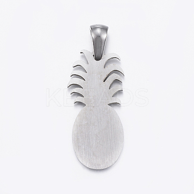 Tarnish Resistant 304 Stainless Steel Pendants STAS-H355-02P-1