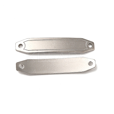 Non-Tarnish 201 Stainless Steel Connector Charms STAS-D244-22P-1