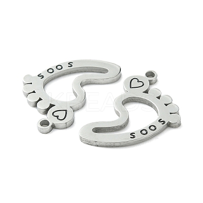304 Stainless Steel Manual Polishing Pendants STAS-C075-37P-1