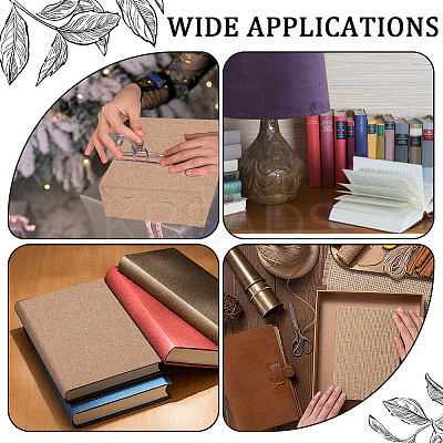 DIY Imitation Linen Fabric SENE-WH0003-37A-04-1