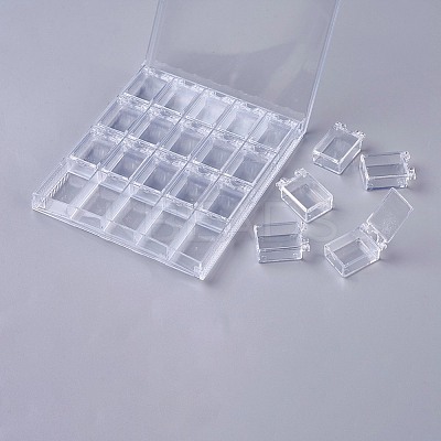 Acrylic Bead Containers CON-WH0068-38-1