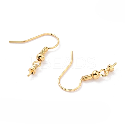 Real 18K Gold Plated Brass Earring Hooks LS-KK-L151-03G-NR-1
