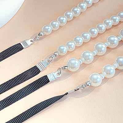8mm Plastic Pearl Round Beaded Necklaces for Women WH-WG536FD-01-1