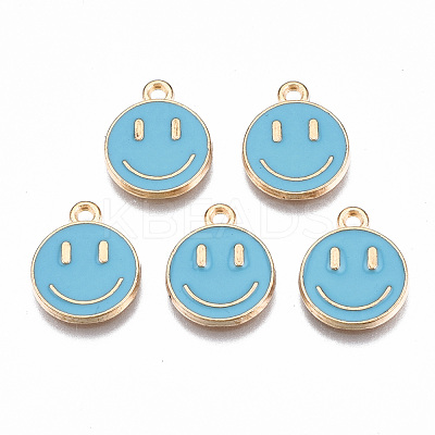 Alloy Enamel Charms X-ENAM-S121-165-RS-1