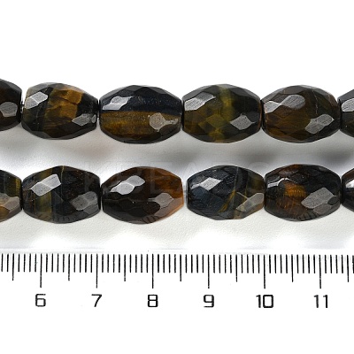 Dyed Natural Tiger Eye Beads Strands G-C135-J04-01-1