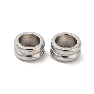 Non-Tarnish 304 Stainless Steel European Beads STAS-H214-05P-1
