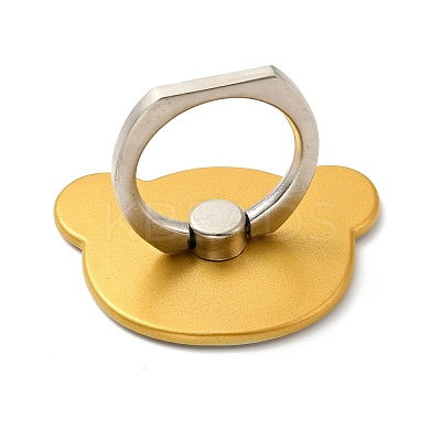 Zinc Alloy Bear Cell Phone Holder Stand Findings LS-AJEW-G035-05G-1