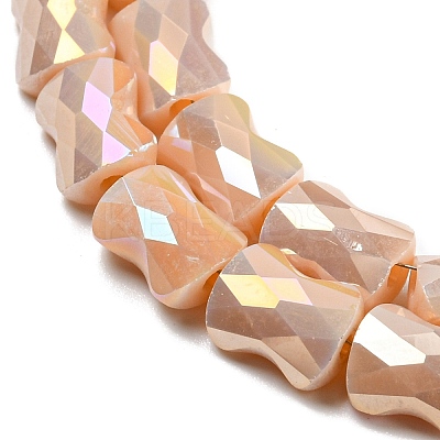 AB Color Plated Glass Beads Strands EGLA-P051-06B-B09-1