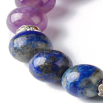 7 Chakra Healing Reiki Yoga Bracelet for Girl Women X1-BJEW-TA00020-1