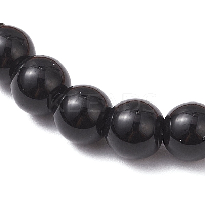 Synthetic Imperial Jasper & Turquoise & Painted Glass Beaded Stretch Bracelet for Women Men BJEW-JB12500-02-1