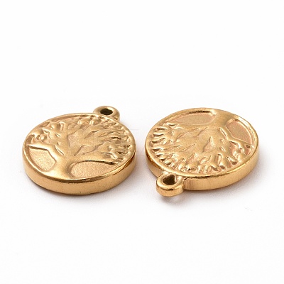 304 Stainless Steel Charms STAS-G071-15G-1