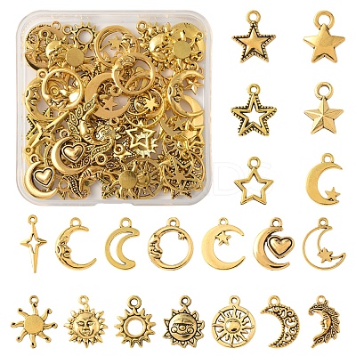 Tibetan Style Alloy Pendants FIND-FS0003-93-1