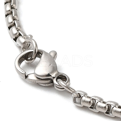 Non-Tarnish 201 Stainless Steel Pendant Necklaces NJEW-H015-08P-1