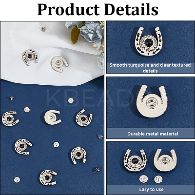 8 Sets Zinc Alloy & Resin Coin Screw Rivet FIND-CP0002-57AS-04-1