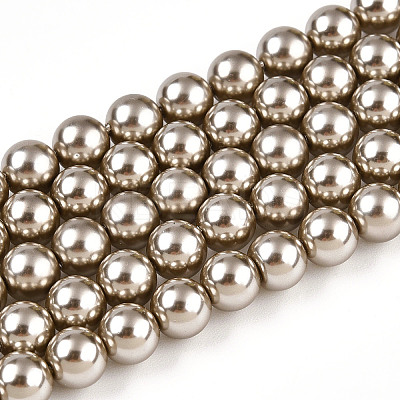 Glass Pearl Beads Strands HY-G002-01C-13-1