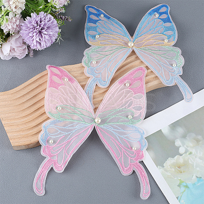 Ppolyester & Resin Thread Iron on/Sew On Patches PATC-WH20007-06B-1