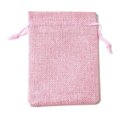 12Pcs 12 Styles Valentine's Day Printed Rectangle Burlap Cloth Packing Pouches X1-ABAG-U006-02C-1