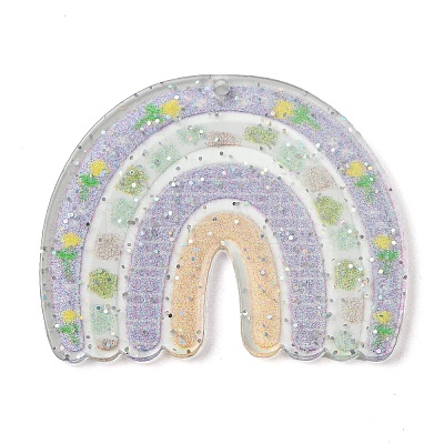 Opaque Acrylic Pendants SACR-P032-01F-1