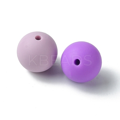 30Pcs 3 Colors Silicone Beads Round Rubber Bead 15MM Loose Spacer Beads for DIY Supplies Jewelry Keychain Making SIL-FS0001-01A-1