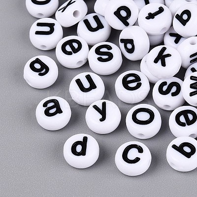 Opaque Acrylic Beads SACR-Q001-20-1