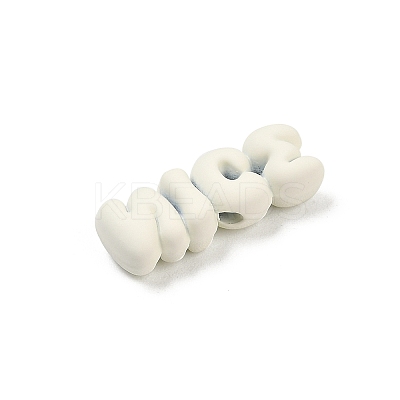 Spray Painted Alloy Beads PALLOY-S038-11B-1
