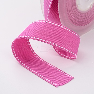 Grosgrain Polyester Ribbons for Gift Packings SRIB-I001-016-183W-1