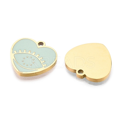 Ion Plating(IP) 316L Surgical Stainless Steel Charms STAS-D035-07G-03-1