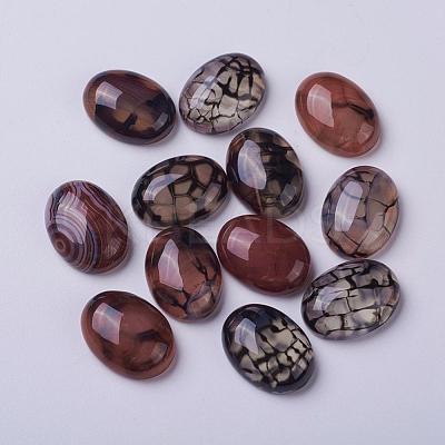 Natural Dragon Veins Cabochons G-F296-07-15x20mm-1