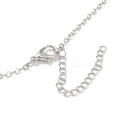 Cat Shape Alloy Rhinestone Pendant Necklaces FS-WG5CA0C-02-1