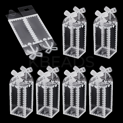 Transparent PVC Candy Treat Gift Box CON-WH0085-58C-1