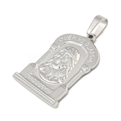 Non-Tarnish 304 Stainless Steel Pendants STAS-B071-02D-04P-1