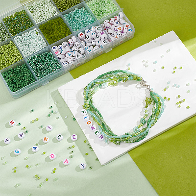 DIY Beads Jewelry Making Finding Kit SEED-PH0001-77B-1