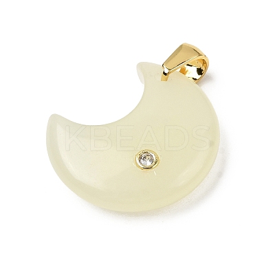Natural New Jade Pendants G-A297-02G-09-1