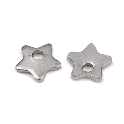 Non-Tarnish 304 Stainless Steel Five-Pointed Star Charms Pendants X-STAS-Q171-03-1