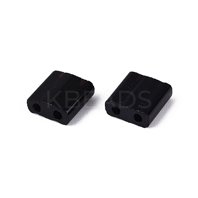 2-Hole Opaque Glass Seed Beads SEED-S023-08E-1