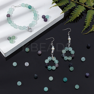 Natural Fluorite Beads Strands G-AR0003-76-1