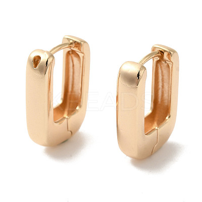 Brass Hoop Earrings for Women EJEW-P292-11D-G-1