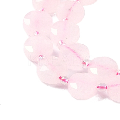 Natural Rose Quartz Beads Strands G-N342-07-1