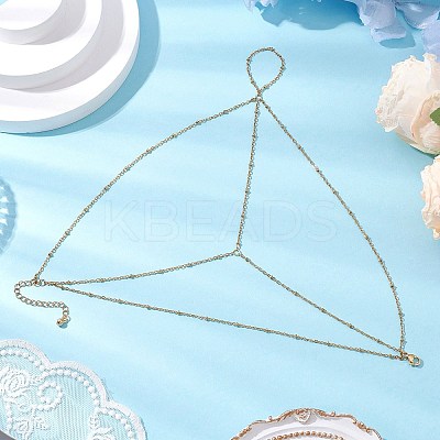 304 Stainless Steel Satellite Chain Toe Ring Anklets for Women AJEW-AN00662-01-1
