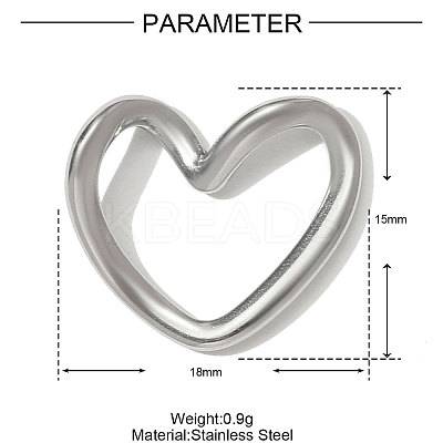 304 Stainless Steel Pendants STAS-OY001-25P-1