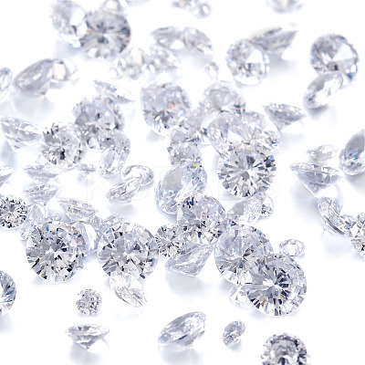 Cubic Zirconia Cabochons ZIRC-PJ0001-01-1