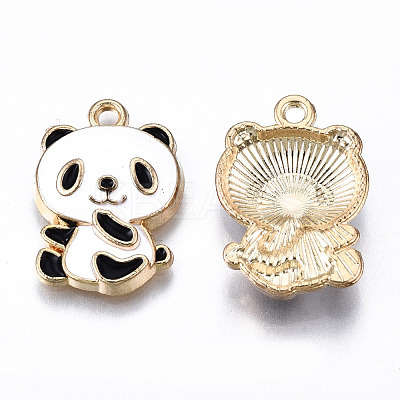 Eco-Friendly Alloy Enamel Pendants ENAM-Q437-011-NR-1