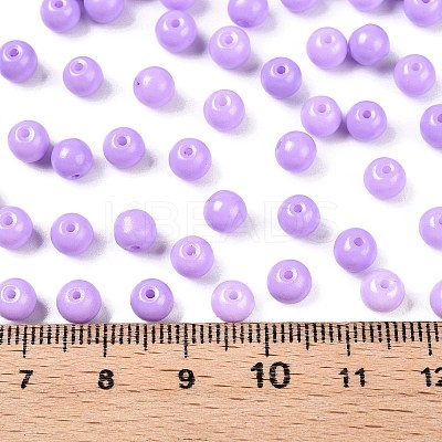 Opaque Baking Paint Glass Beads DGLA-T004-02L-1
