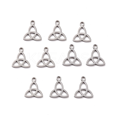 Tarnish Resistant 304 Stainless Steel Charms STAS-Q201-T172-1