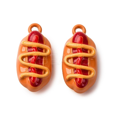 Baking Paint Alloy Pendants LS-FIND-G097-05D-1