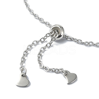 Tarnish Resistant Adjustable 304 Stainless Steel Macrame Pouch Bracelet Making for Stone Holder AJEW-JB01191-02-1