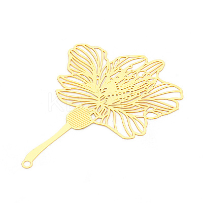 Brass Filigree Big Pendants KKC-T003-37G-1