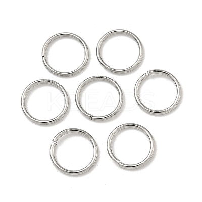 Tarnish Resistant 304 Stainless Steel Open Jump Rings STAS-J013-10x1mm-01-1
